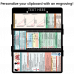 WhiteCoat Clipboard® Trifold - Black Respiratory Therapy Edition