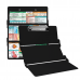 WhiteCoat Clipboard® Trifold - Black Veterinary Medicine Edition