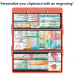 WhiteCoat Clipboard® Trifold - Coral Veterinary Medicine Edition