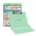 WhiteCoat Clipboard® Trifold - Mint Veterinary Medicine Edition