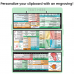 WhiteCoat Clipboard® Trifold - Mint Veterinary Medicine Edition
