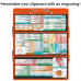 WhiteCoat Clipboard® Trifold - Orange Veterinary Medicine Edition