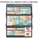 WhiteCoat Clipboard® Trifold - Silver Veterinary Medicine Edition