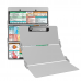 WhiteCoat Clipboard® Trifold - White Veterinary Medicine Edition