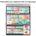WhiteCoat Clipboard® Trifold - White Veterinary Medicine Edition