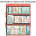 WhiteCoat Clipboard® Trifold - Coral Medical Edition