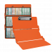 WhiteCoat Clipboard® Trifold - Orange Medical Edition
