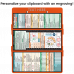 WhiteCoat Clipboard® Trifold - Orange Medical Edition