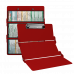 WhiteCoat Clipboard® Trifold - Red Medical Edition