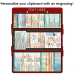 WhiteCoat Clipboard® Trifold - Red Medical Edition