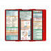 WhiteCoat Clipboard® Trifold - Red Medical Edition