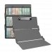 WhiteCoat Clipboard® Trifold - Silver Medical Edition