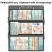 WhiteCoat Clipboard® Trifold - Silver Medical Edition