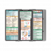 WhiteCoat Clipboard® Trifold - Silver Medical Edition