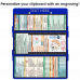 WhiteCoat Clipboard® Trifold - Blue Medical Edition