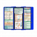 WhiteCoat Clipboard® Trifold - Blue Medical Edition