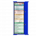 WhiteCoat Clipboard® Trifold - Blue Medical Edition