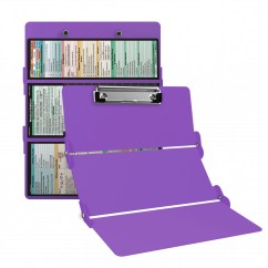WhiteCoat Clipboard® Trifold - Lilac Medical Edition