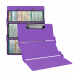 WhiteCoat Clipboard® Trifold - Lilac Medical Edition