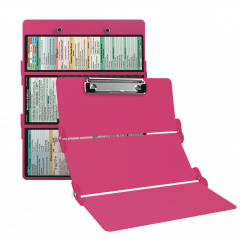 WhiteCoat Clipboard® Trifold - Pink Medical Edition
