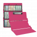 WhiteCoat Clipboard® Trifold - Pink Medical Edition