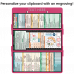 WhiteCoat Clipboard® Trifold - Pink Medical Edition