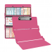 WhiteCoat Clipboard® Trifold - Pink Medical Edition