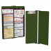 WhiteCoat Clipboard® Vertical - Army Green Medical Edition