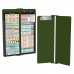WhiteCoat Clipboard® Vertical - Army Green Nursing Edition