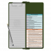 WhiteCoat Clipboard® Vertical - Army Green Occupational Therapy Edition