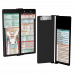 WhiteCoat Clipboard® Vertical - Black Occupational Therapy Edition