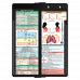 WhiteCoat Clipboard® Vertical - Black Respiratory Edition