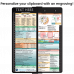 WhiteCoat Clipboard® Vertical - Blackout Medical Edition
