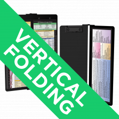 WhiteCoat Clipboard® Vertical - Blackout Occupational Therapy Edition