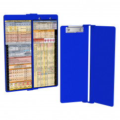 WhiteCoat Clipboard® Vertical - Blue Anesthesia Edition