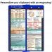 WhiteCoat Clipboard® Vertical - Blue Medical Edition