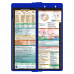 WhiteCoat Clipboard® Vertical - Blue Medical Edition