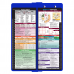 WhiteCoat Clipboard® Vertical - Blue Medical Edition