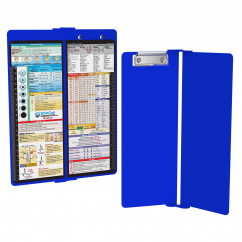 WhiteCoat Clipboard® Vertical - Blue Nursing Edition