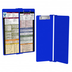 WhiteCoat Clipboard® Vertical - Blue Pharmacy Edition