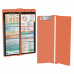 WhiteCoat Clipboard® Vertical - Coral Medical Edition