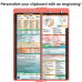 WhiteCoat Clipboard® Vertical - Coral Medical Edition