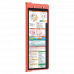 WhiteCoat Clipboard® Vertical - Coral Medical Edition