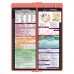 WhiteCoat Clipboard® Vertical - Coral Medical Edition