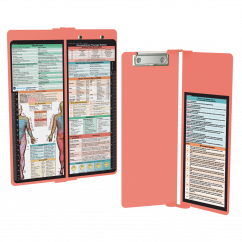 WhiteCoat Clipboard® Vertical - Coral Occupational Therapy Edition