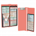 WhiteCoat Clipboard® Vertical - Coral Occupational Therapy Edition