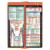 WhiteCoat Clipboard® Vertical - Coral Occupational Therapy Edition