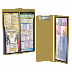 WhiteCoat Clipboard® Vertical - Tactical Brown Occupational Therapy Edition