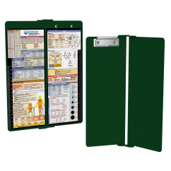 WhiteCoat Clipboard® Vertical - Green EMT Edition