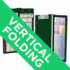 WhiteCoat Clipboard® Vertical - Green Occupational Therapy Edition